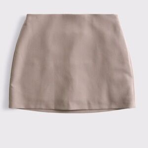 Abercrombie & Fitch Tan Scarlett Skirt skort